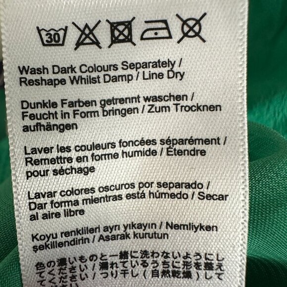 Joules Kyra Solid V Neck Blouse in Green - Picture 6 of 8